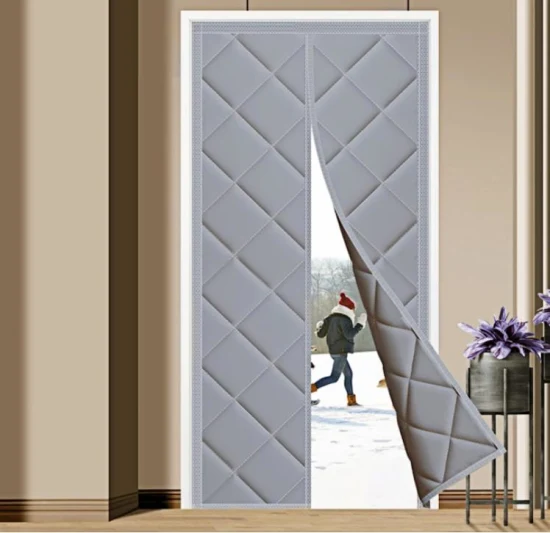 Magnetic Thermal Insulated Door Curtain for Winter 